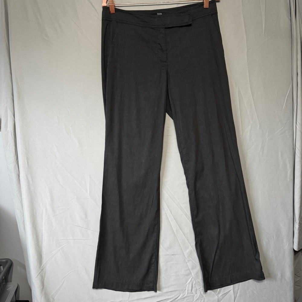 Eileen Fisher Womens Size 8 Dress Pants Grey Business Work Office Corporate